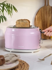 Salter Pink Retro 2-Slice Toaster - Image 8 of 12
