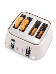 Salter Pink Ripple 4-Slice Toaster - Image 2 of 5