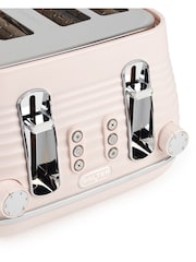 Salter Pink Ripple 4-Slice Toaster - Image 3 of 5