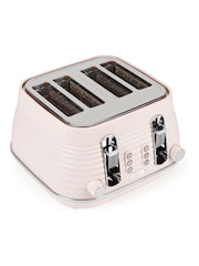 Salter Pink Ripple 4-Slice Toaster - Image 5 of 5