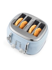 Salter Blue Retro 4-Slice Toaster - Image 6 of 6