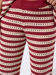 Yours Curve Red Limited Knitted Trousers - Image 4 of 5