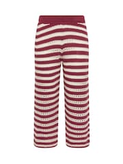 Yours Curve Red Limited Knitted Trousers - Image 5 of 5