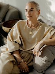 Albaray Natural Anna Unwin Woven Top - Image 1 of 7