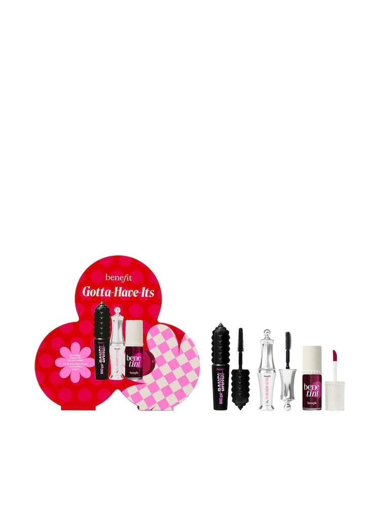 Benefit Gotta Have It's Mascara, Brow Gel and Lip Cheek Tint Best Sellers Gift Set Worth £52 - Image 2 of 7