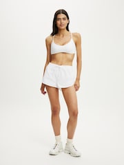 Cotton On White Ultra Soft Scoop V-Neck Crop Top - Image 3 of 4