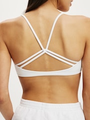 Cotton On White Ultra Soft Scoop V-Neck Crop Top - Image 4 of 4