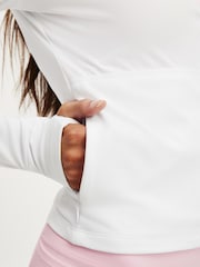 Cotton On White Ultra Soft Zip Through Jacket - Image 4 of 4