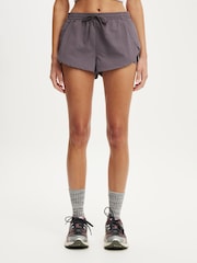 Cotton On Violet Grey Woven Dolphin Hem Micro Shorts - Image 5 of 6