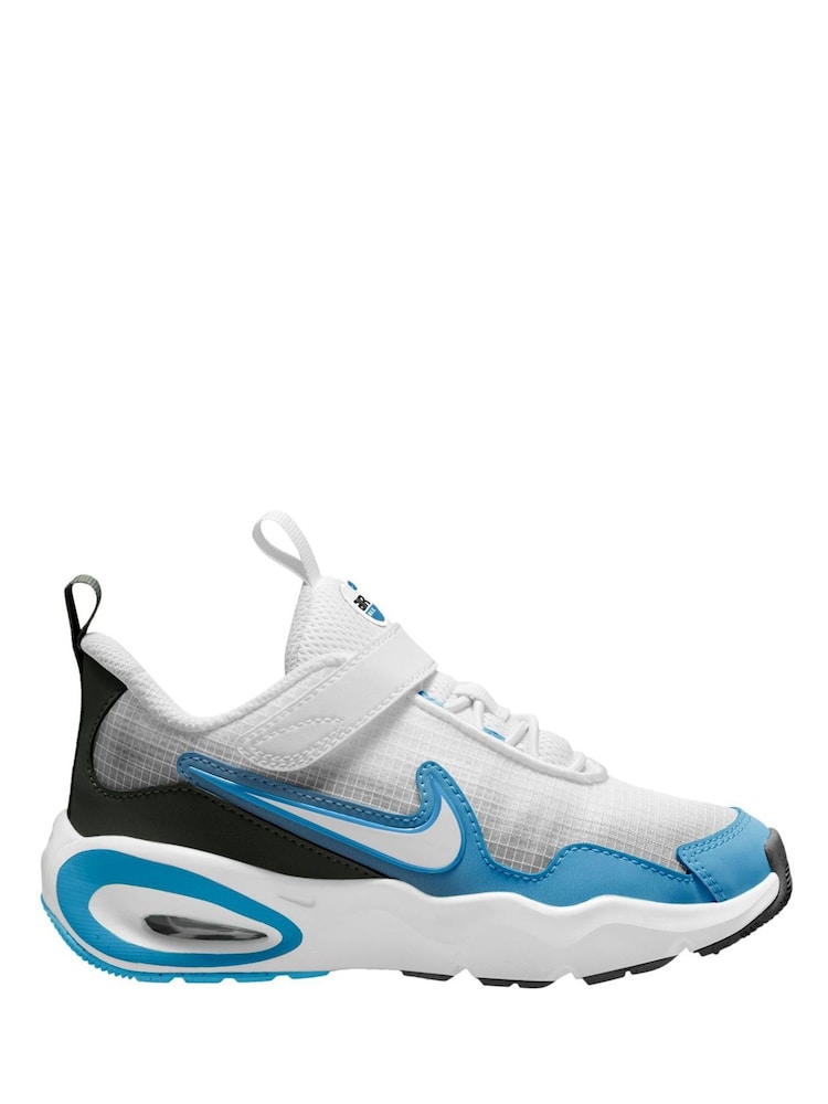 Nike White/Current Blue Junior Air Max Nova Trainers - Image 1 of 3