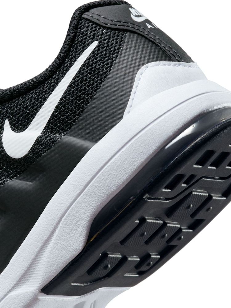 Nike Black White Junior Air Max Invigor Trainers - Image 7 of 7