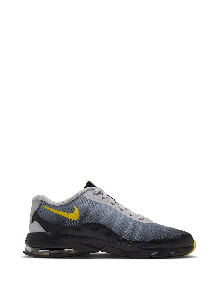 Nike Grey Yellow Junior Air Max Invigor Trainers - Image 1 of 8