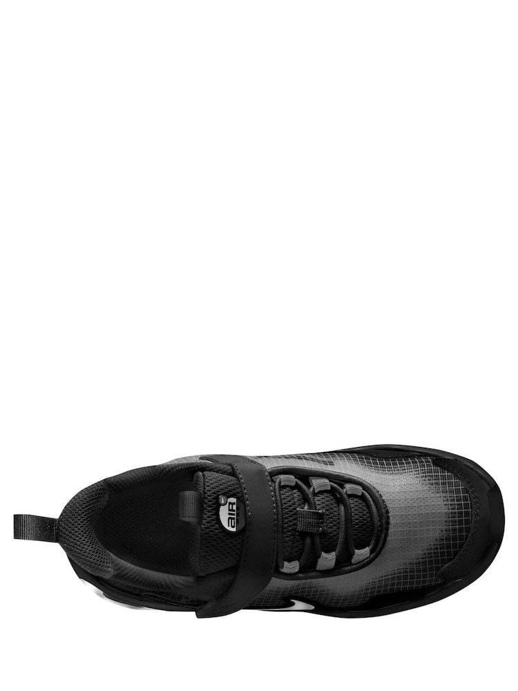 Nike Black Silver Junior Air Max Nova Trainers - Image 2 of 3 Nike Black Silver Junior Air Max Nova Trainers - Image 2 of 3