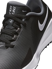 Nike Black/White Infinity G Junior 24 Golf Trainers - Image 6 of 7