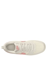 Nike Natural Pink Youth Court Borough Low Recraft Trainers - Image 2 of 3