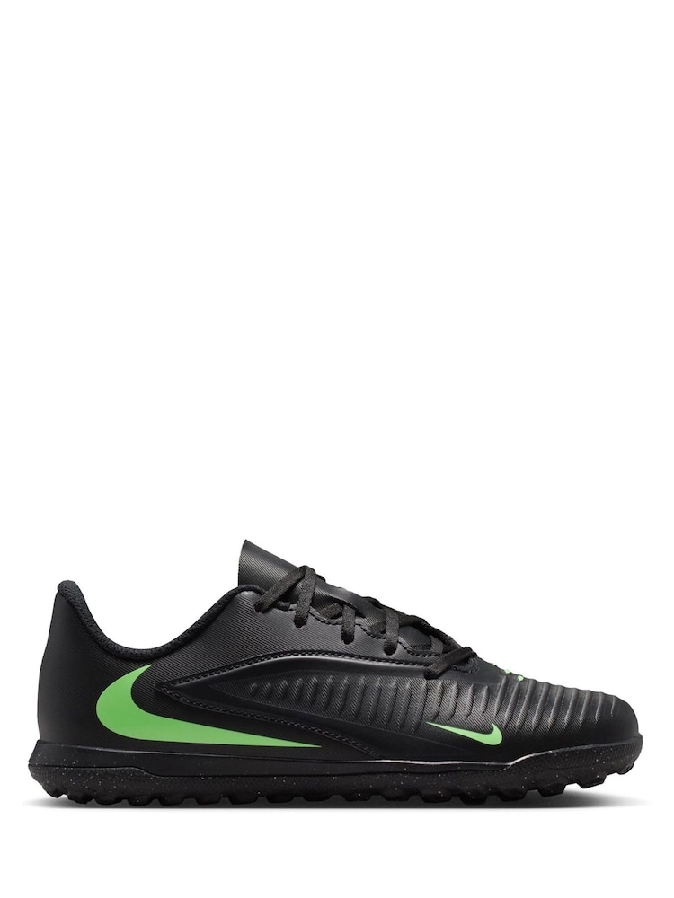 Nike Black Jr. Phantom 6 Low Club Turf Football Boots - Image 1 of 8 Nike Black Jr. Phantom 6 Low Club Turf Football Boots - Image 1 of 8