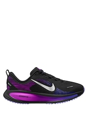 Nike Black/Purple Youth Vomero 18 Road Running Trainers - Image 1 of 3