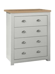 Birlea Grey Highgate 4 Drawer Chest - Image 6 of 7