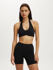 Cotton On Black Ultra Soft Contour Bike Shorts - Image 1 of 5