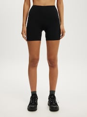 Cotton On Black Ultra Soft Contour Bike Shorts - Image 3 of 5