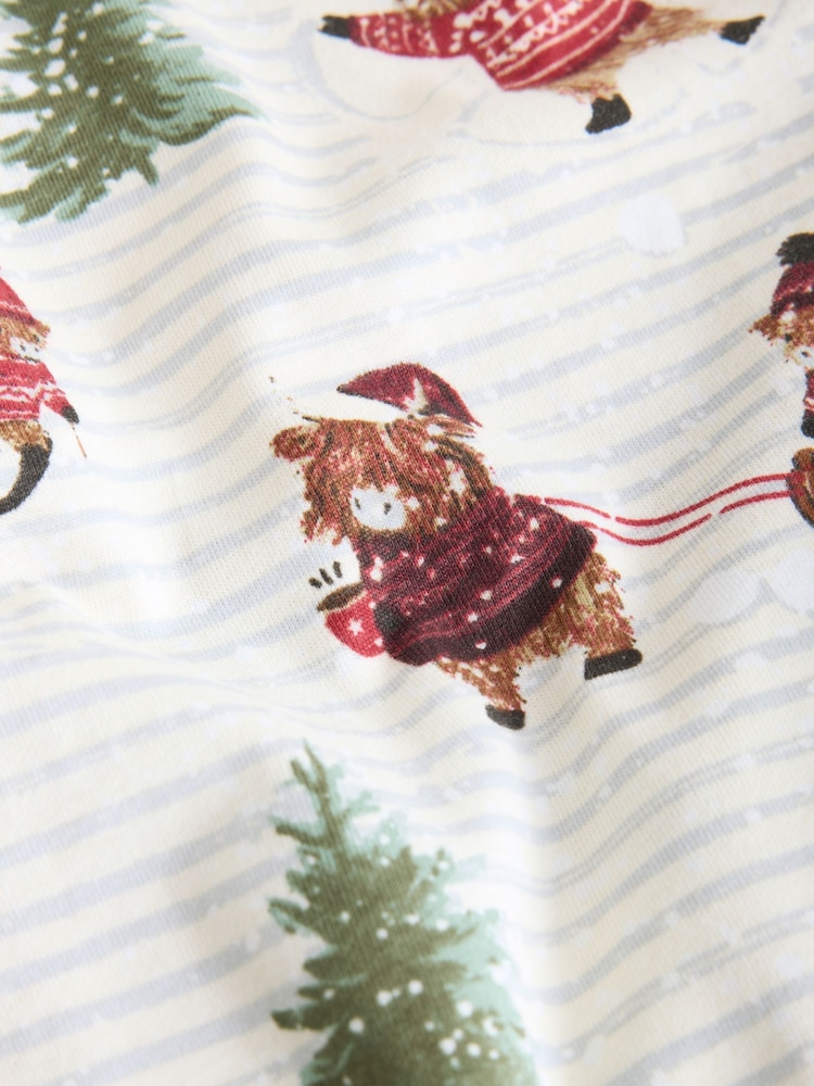 Neutralny z motywem Hamish The Highland Cow - Piżamy z długim rękawem - Obraz 9 z 9 Neutralny z motywem Hamish The Highland Cow - Piżamy z długim rękawem - Obraz 9 z 9