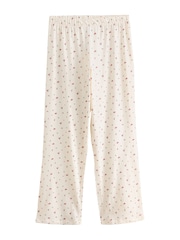Ecru Ditsy Short Sleeve Pyjamas - Image 6 of 6