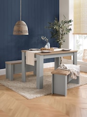 Birlea Grey Highgate Dining Set - Image 1 of 5