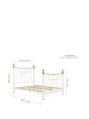 Birlea Cream Bronte Bed - Image 8 of 8