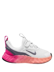 Nike White/HyperPink Free Ride Baby/Toddler Trainers - Image 1 of 3