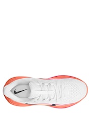 Nike White/Coral Pink Youth Winflo 12 Running Trainers - Image 2 of 3