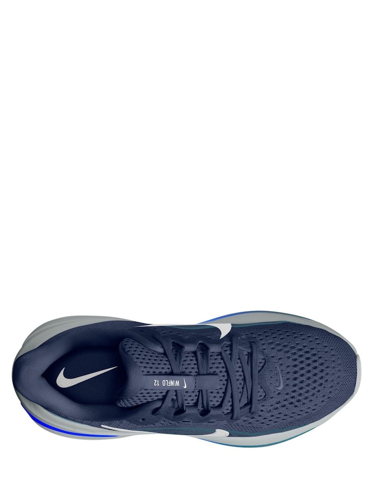 Nike Navy Youth Winflo 12 Running Trainers - Image 2 of 3 Nike Navy Youth Winflo 12 Running Trainers - Image 2 of 3