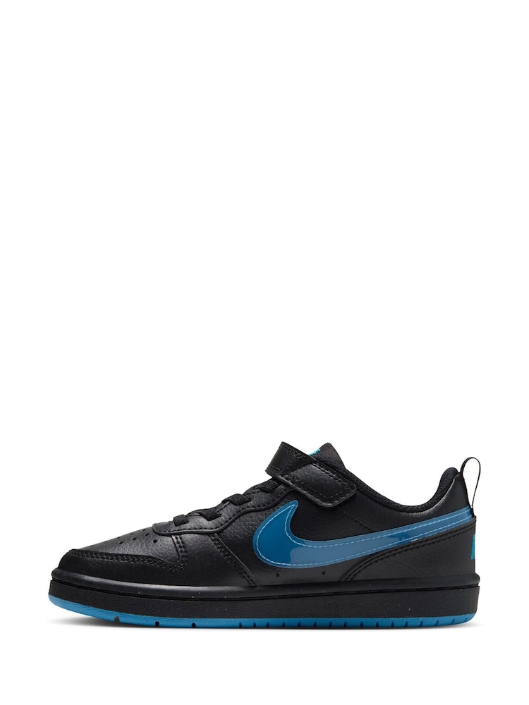 Nike Black Junior Court Borough Low Recraft Trainers - Image 10 of 10 Nike Black Junior Court Borough Low Recraft Trainers - Image 10 of 10