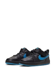 Nike Black Junior Court Borough Low Recraft Trainers - Image 7 of 10