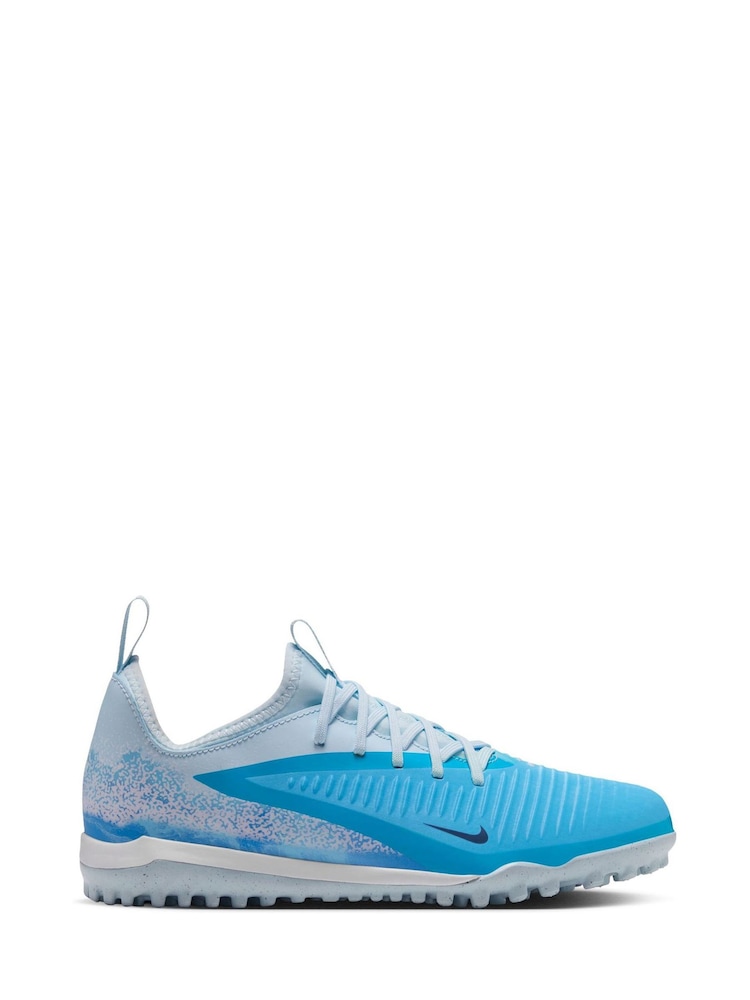 Nike Blue Jr. Phantom 6 Low Academy Erling Haaland Turf Football Boots - Image 1 of 8