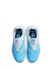 Nike Blue Jr. Phantom 6 Low Academy Erling Haaland Turf Football Boots - Image 3 of 8
