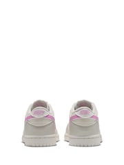 Nike Natural Pink Junior Dunk Low Trainers - Image 4 of 7
