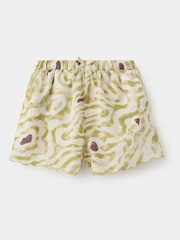 Mango Green Frill Hem Shorts - Image 1 of 4