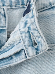 Mango Blue Wide Leg Heart Pocket Jeans - Image 5 of 5