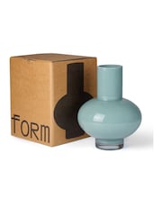 The Conran Shop Mint Green Form Glass Vase 23cm - Image 3 of 3