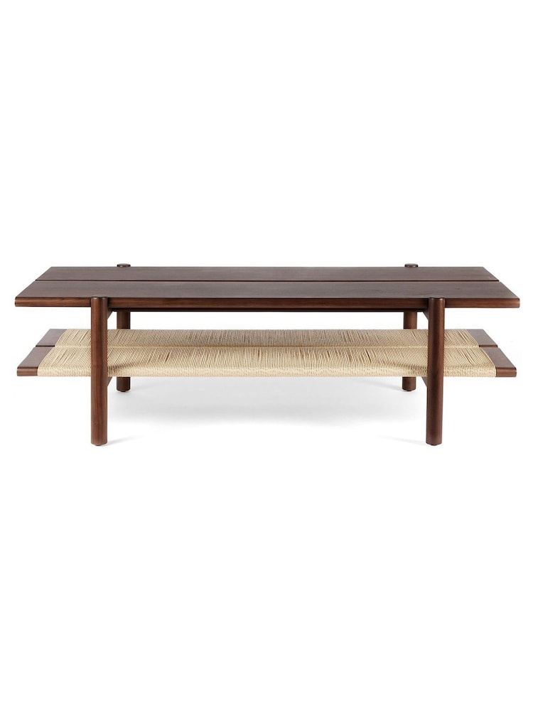 The Conran Shop Walnut Pagoda Coffee Table - Image 1 of 3