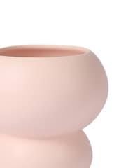The Conran Shop Plaster Pink Stacked Spheres Vase - Image 2 of 5
