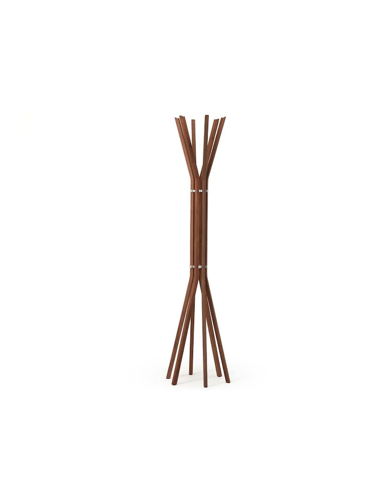 The Conran Shop Walnut Pirouette Coat Stand - Image 1 of 2 The Conran Shop Walnut Pirouette Coat Stand - Image 1 of 2