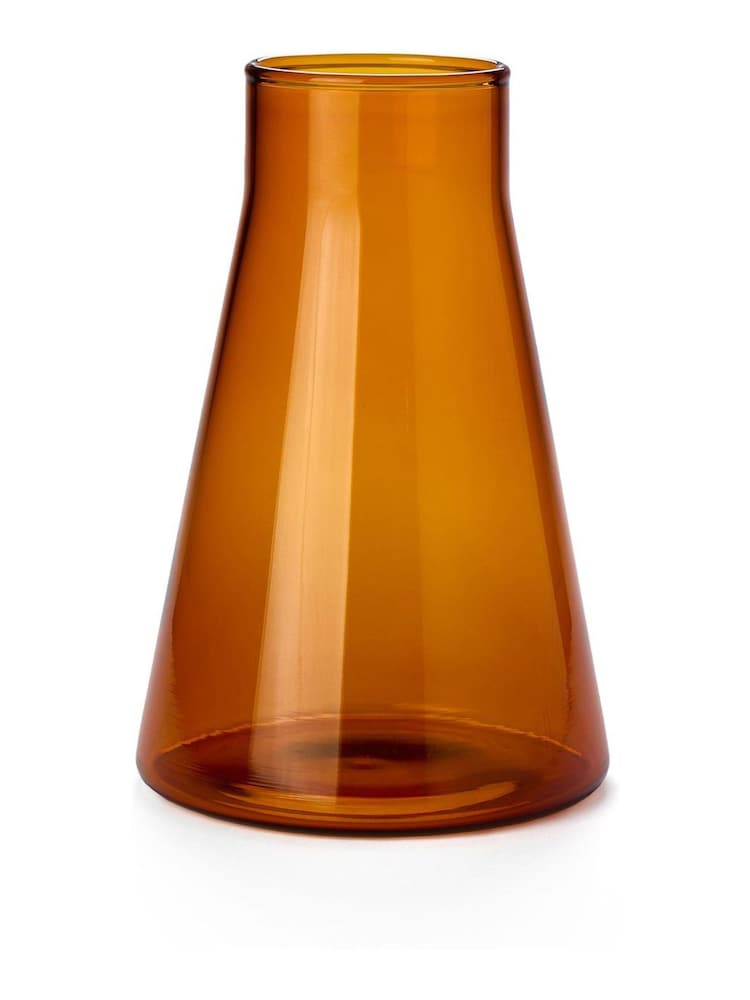 The Conran Shop Amber Conical Flask - Image 1 of 3 The Conran Shop Amber Conical Flask - Image 1 of 3