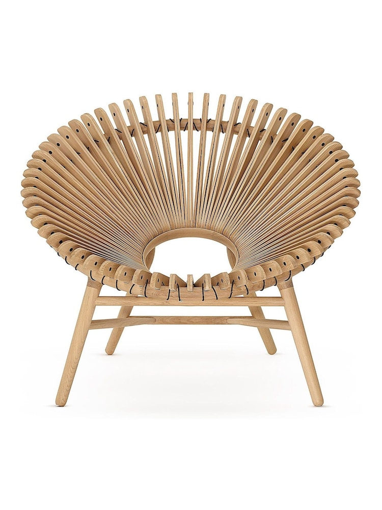 The Conran Shop Oak Iris Lounge Chair - Image 1 of 6