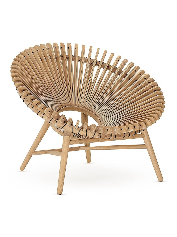 The Conran Shop Oak Iris Lounge Chair - Image 2 of 6