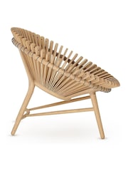 The Conran Shop Oak Iris Lounge Chair - Image 3 of 6