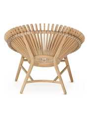 The Conran Shop Oak Iris Lounge Chair - Image 4 of 6