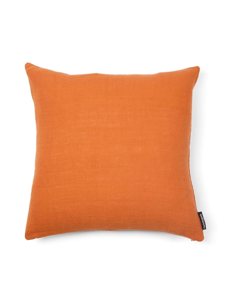 The Conran Shop Orange Pieces Solitary Flower Cushion 50 x 50cm - Image 2 of 4