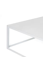 The Conran Shop White Aspect Coffee Table 90cm - Image 4 of 6