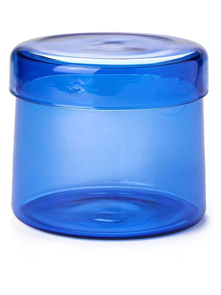 The Conran Shop Petrol Blue Lidded Storage Pot - Image 1 of 4